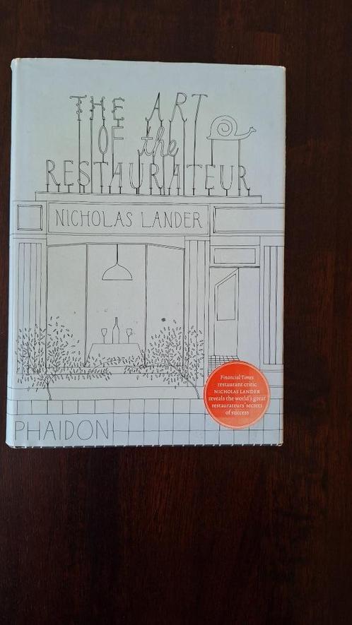 The Art of the Restaurateur Nicholas Lander Phaidon uitgever, Boeken, Biografieën, Gelezen, Overige, Ophalen of Verzenden