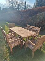 Teakhouten tuinset van het merk Allure., Tuin en Terras, Ophalen, Tuinset