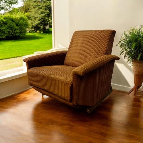 Vintage seventies fauteuil / eenzit / clubzetel, Antiek en Kunst, Antiek | Meubels | Stoelen en Sofa's, Ophalen of Verzenden