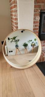 Houten spiegel 70cm, Huis en Inrichting, Woonaccessoires | Spiegels, Ophalen