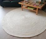 Tapis rond blanc neuf de la redoute., Huis en Inrichting, Stoffering | Tapijten en Vloerkleden, Ophalen, Zo goed als nieuw, Wit