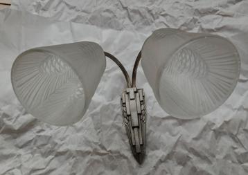 Art-Deco dubbele Applique  beschikbaar voor biedingen