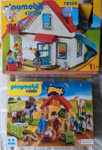 Playmobil 123 - twee sets - kerst en huis - zr goede staat, Kinderen en Baby's, Speelgoed | Poppenhuizen, Ophalen of Verzenden