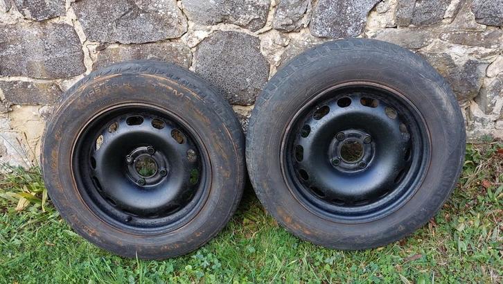 2 originele plaatwerkwielen Citroën Berlingo 2012, Auto diversen, Overige Auto diversen, Ophalen
