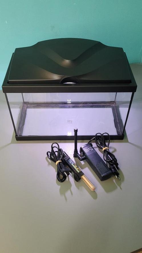 Aquarium Ciano 20/Led/40x30x20cm/17l/Zwart, Dieren en Toebehoren, Vissen | Aquaria en Toebehoren, Zo goed als nieuw, Leeg aquarium