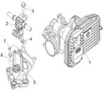 piaggio MP3 300 Gasklep set plus contact slot