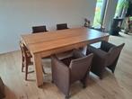 Eiken tafel 200x100, Huis en Inrichting, Ophalen, Zo goed als nieuw