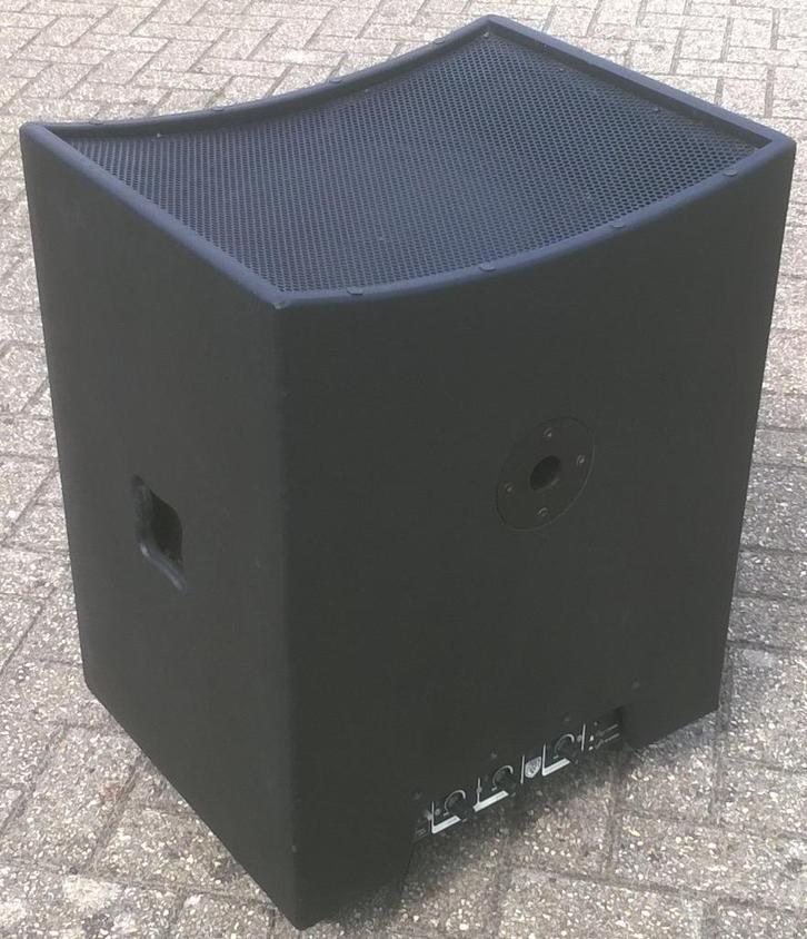 Sub 15 inch actief 500 Watt + 2x125 Watt, Bi-Amp, Audio, Tv en Foto, Luidsprekerboxen, Refurbished, Subwoofer, 120 watt of meer