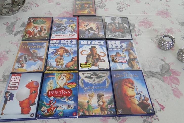 DVD 's walt disney, Cd's en Dvd's, Dvd's | Kinderen en Jeugd, Zo goed als nieuw, Overige genres, Alle leeftijden, Ophalen of Verzenden