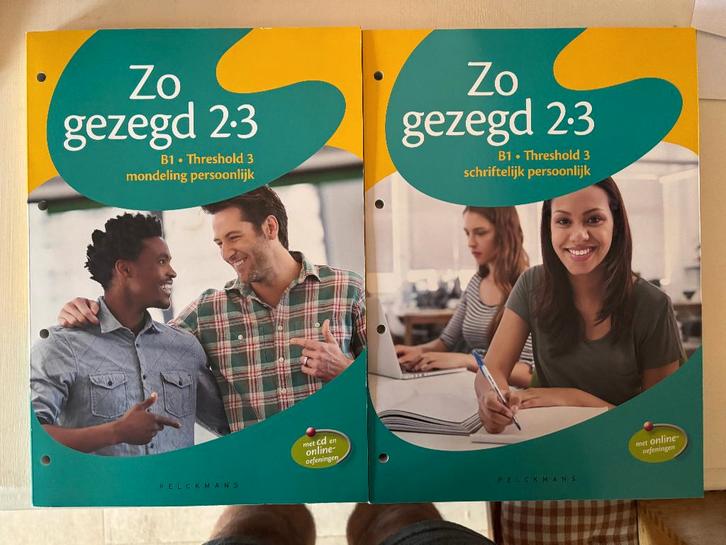Zo gezegd 2.3 B1 — mondeling + schriftelijk (negen), Boeken, Schoolboeken, Nieuw, Nederlands, Ophalen