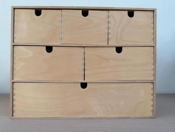 Miniladekast met 6 schuifjes  beschikbaar voor biedingen