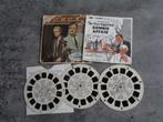 VIEW-MASTER REELS PAKKETJE VAN 3 SCHIJVEN met boekje enz man, Ophalen of Verzenden