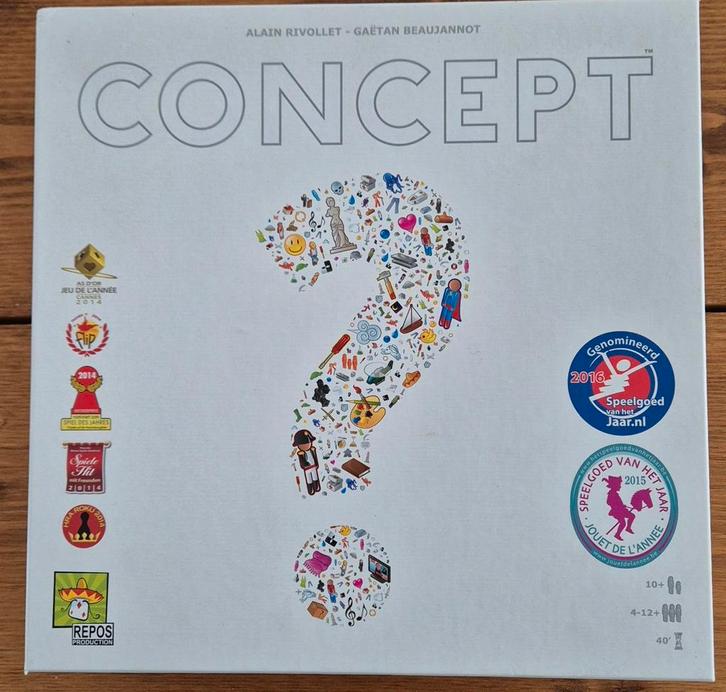 Concept - Bordspel, Hobby & Loisirs créatifs, Jeux de société | Jeux de plateau, Comme neuf, Enlèvement