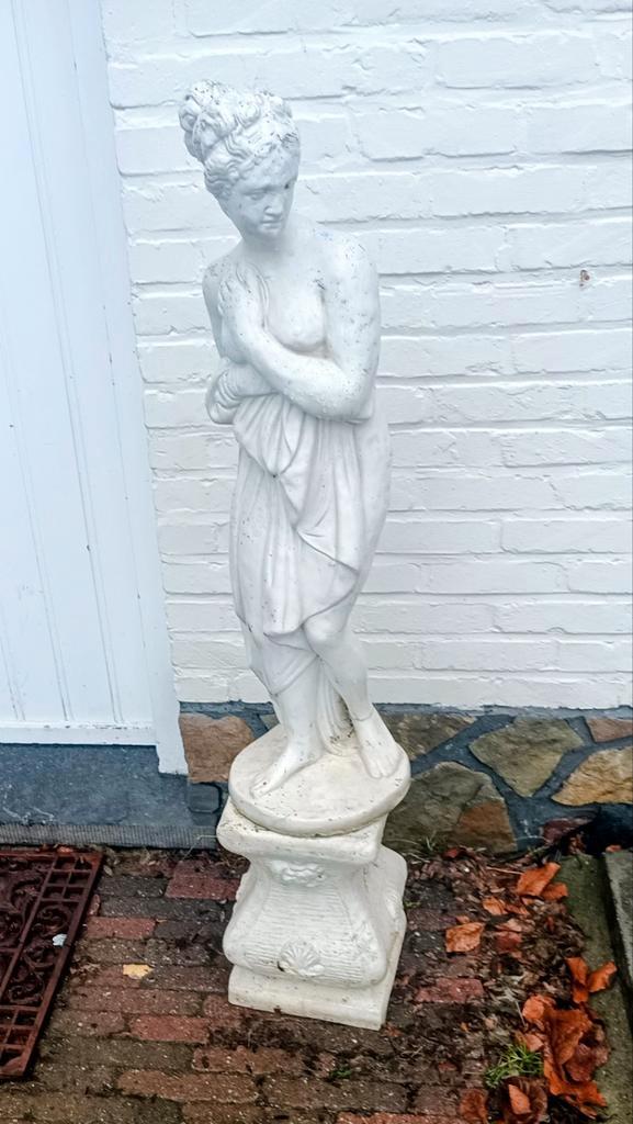 Statue de jardin 80 CM + 35 cm = 110 cm, Jardin & Terrasse, Statues de jardin, Béton, Enlèvement