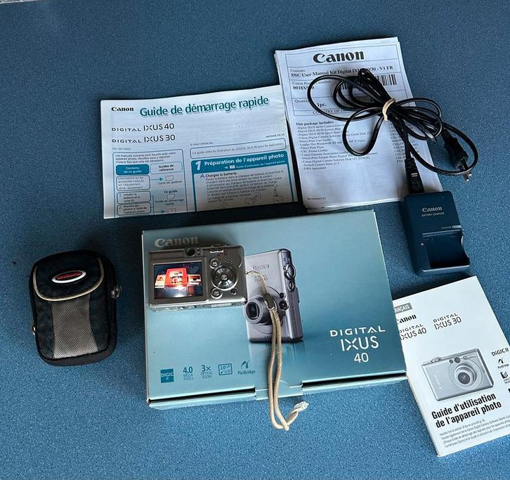 Canon Digital IXUS 40 parfait état complet dans sa boite, TV, Hi-fi & Vidéo, Appareils photo numériques, Utilisé, Compact, Canon