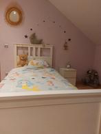 Hemnes ikea bed 90x200, Huis en Inrichting, Slaapkamer | Bedden, Ophalen, 90 cm, Eenpersoons, Wit