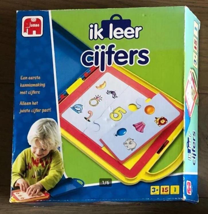 Ik leer cijfers - spel kinderen (3 jaar+), Kinderen en Baby's, Speelgoed | Educatief en Creatief, Gebruikt, Rekenen, Ophalen of Verzenden