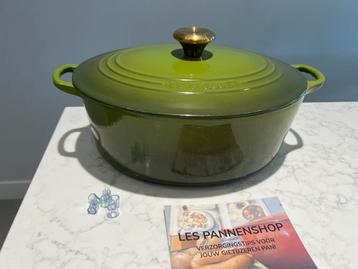 Le Creuset Braadpan 31 cm Spinache groen gebruikte staat beschikbaar voor biedingen