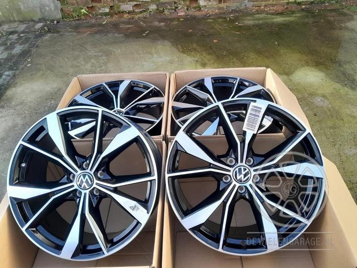 20 inch VW Tiguan MISANO Velgen NIEUW & Origineel R-line 5x1, Autos : Pièces & Accessoires, Pneus & Jantes, Jante(s), 20 pouces
