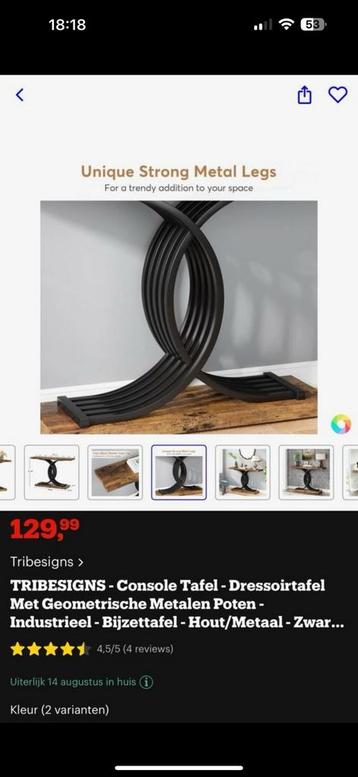 Haltafel sidetable beschikbaar voor biedingen