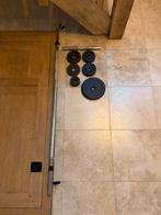 Fitnessmateriaal, halter, gewichten, benchpress, Sport en Fitness, Ophalen, Gebruikt