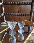 Verres à vin taillés vintage, Enlèvement ou Envoi, Comme neuf, Autres types