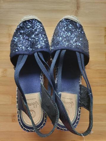 Sandalen espadrilles blauw M39