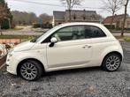 Fiat 500C diesel, Auto's, Euro 5, Beige, Cabriolet, Leder en Stof