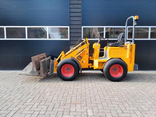 Knikmops 130 Minishovel - Compleet - Zeer netjes - Gecheckt, Zakelijke goederen, Machines en Bouw | Kranen en Graafmachines, Wiellader of Shovel