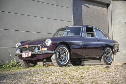 MG B GT V8 restaurée, Auto's, MG, Particulier, B, Lichtmetalen velgen, Metaalkleur, Open dak, Panoramadak, Benzine, Coupé, 3 deurs