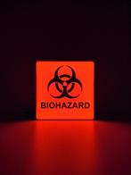 Biohazard Warning Lightbox – USB LED Lamp, Huis en Inrichting, Led-lamp, Minder dan 30 watt, Industriële stijl Gaming, Nieuw