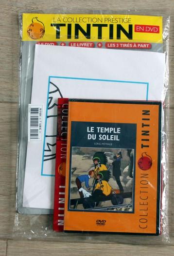 Tintin mystère toison d'or DVD film Livret et Tiré à part 