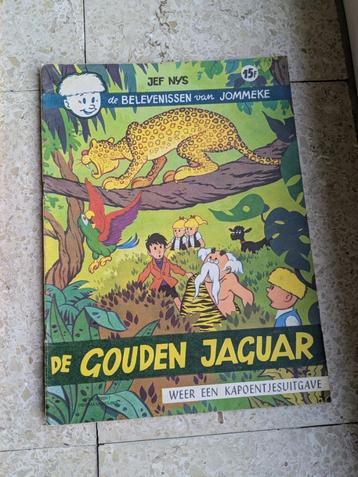 Strip Jommeke 'De gouden Jaguar' 1964, Enlèvement, Comme neuf, Jef Nys