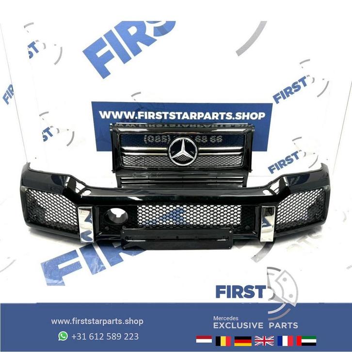 W463 G63 AMG VOORBUMPER + GT GRIL origineel Mercedes G KLASS, Auto-onderdelen, Carrosserie, Bumper, Mercedes-Benz, Voor, Gebruikt