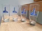 Lot de 4 verres à bières Brasserie des Alliés - Charleroi, Collections, Enlèvement ou Envoi
