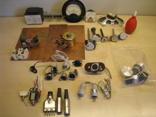 Elektronica materiaal : transfo, amp meter, motor, potmeters, Hobby en Vrije tijd, Elektronica-componenten, Ophalen of Verzenden