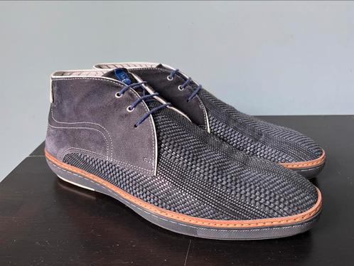 Floris van Bommel sneakers maat 8.5 / 42.5 H, Kleding | Heren, Schoenen, Zo goed als nieuw, Sneakers, Blauw, Ophalen of Verzenden