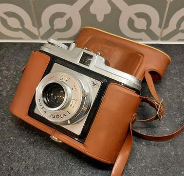Agfa Isola I in hoes || vintage fotocamera uit jaren '60 beschikbaar voor biedingen