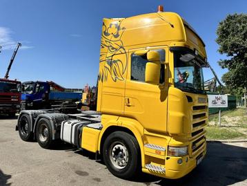 Scania R560 6X4 TRACTOR UNIT - V8 - RETARDER - PTO HYDR - ST, Automaat, Achterwielaandrijving, Bedrijf, Diesel