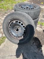 Jeu de 4 pneus sur jantes Michelin Alpin 195/65 R15, Pneus et Jantes, 15 pouces, Utilisé, Pneus hiver