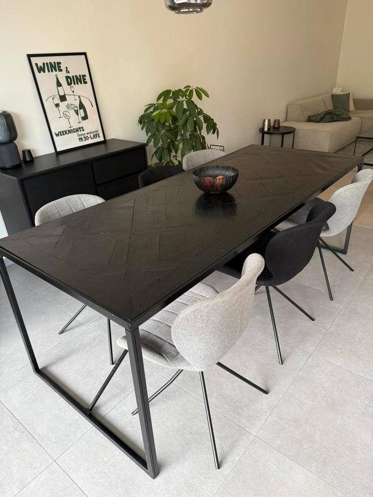 Eettafel + salon tafel, Huis en Inrichting, Tafels | Eettafels, Zo goed als nieuw, Ophalen