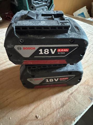 Bosch GBA 18V 5.0Ah 18V Li-Ion accu - 5.0Ah beschikbaar voor biedingen
