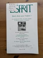 Revue Esprit Mars-avril 1992, Quels droits pour l'enfant ?, Boeken, Ophalen of Verzenden, Gelezen, Overige typen