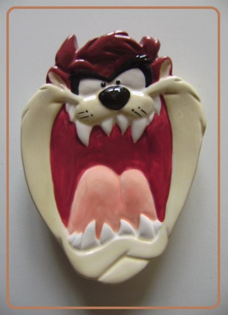 Cartoonfiguur TAZ uit LOONEY , door WARNER BROS 1997, Collections, Personnages de BD, Neuf, Statue ou Figurine, Looney Tunes, Enlèvement