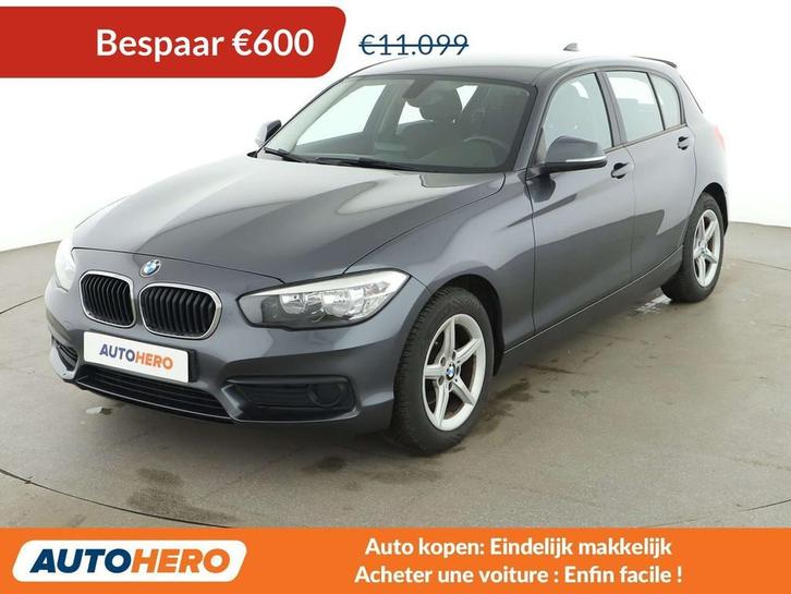 BMW 1 Serie 114 114d (année de construction 2018), Autos, BMW, Achat, Série 1, ABS, Airbags, Air conditionné, Bluetooth, Ordinateur de bord