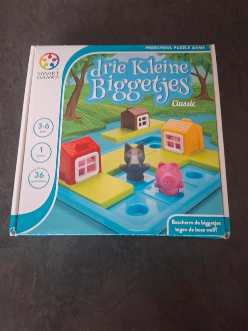 Smart games : drie kleine biggetjes, Hobby en Vrije tijd, Gezelschapsspellen | Kaartspellen, Zo goed als nieuw, Ophalen of Verzenden
