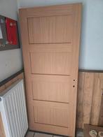 2 zware binnendeuren 83x201,5 melamine houtlook 15€/stuk, Doe-het-zelf en Bouw, Deuren en Vliegenramen, Ophalen, Gebruikt, 80 tot 100 cm