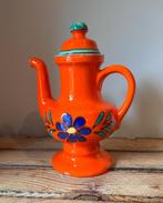 Koffiepot theekan koffiekan theepot oranje vintage retro, Ophalen of Verzenden, Huis en Inrichting