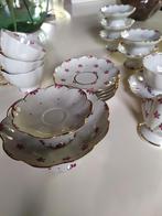 Antiek koffieservies Dobrush porcelain  handgeschilderd Nieu, Ophalen