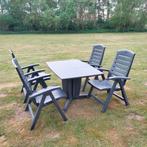Hartmann tuinstel tafel met 4 stoelen, Ophalen, Gebruikt